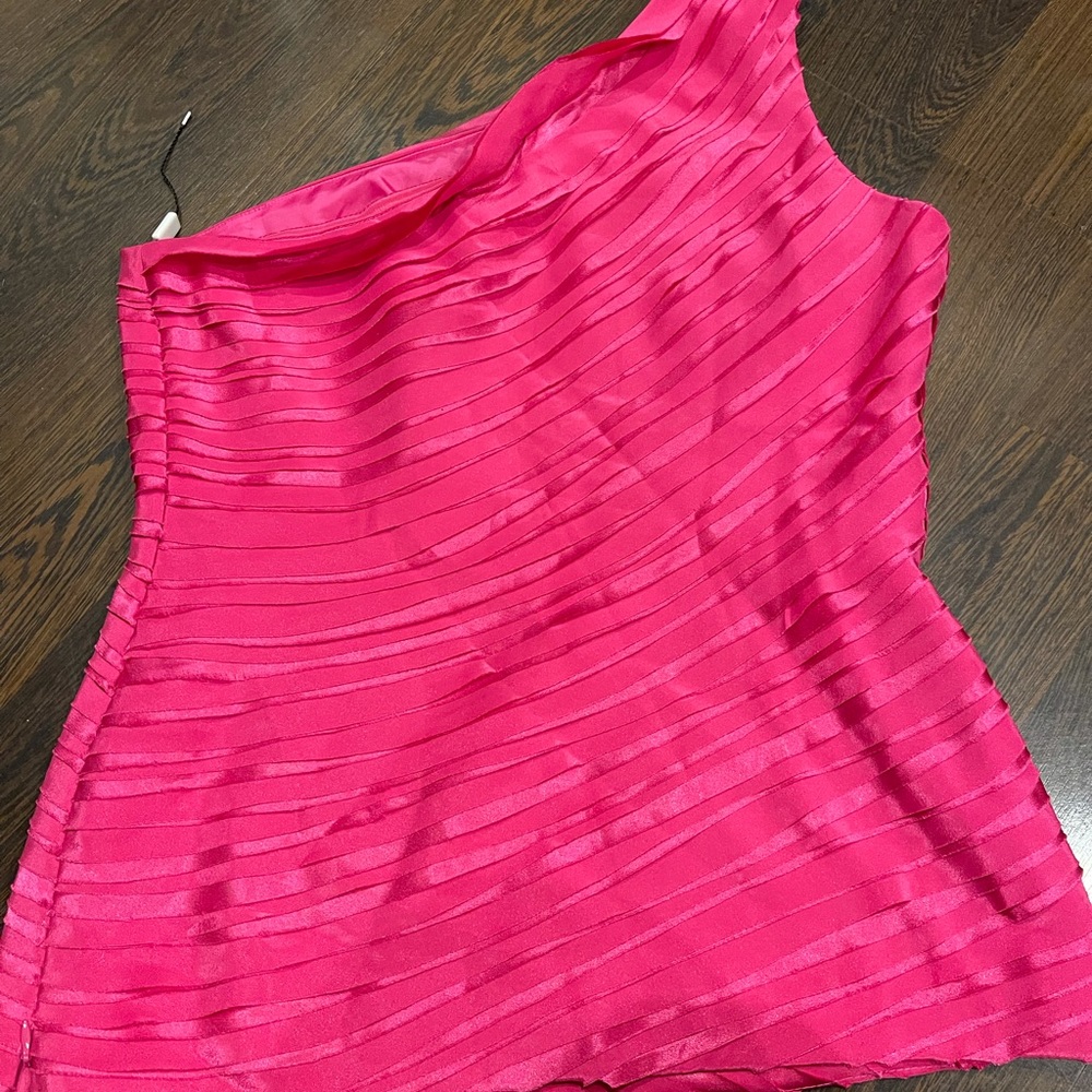 Calvin Klein One Shoulder Blouse - Picture 4 of 4